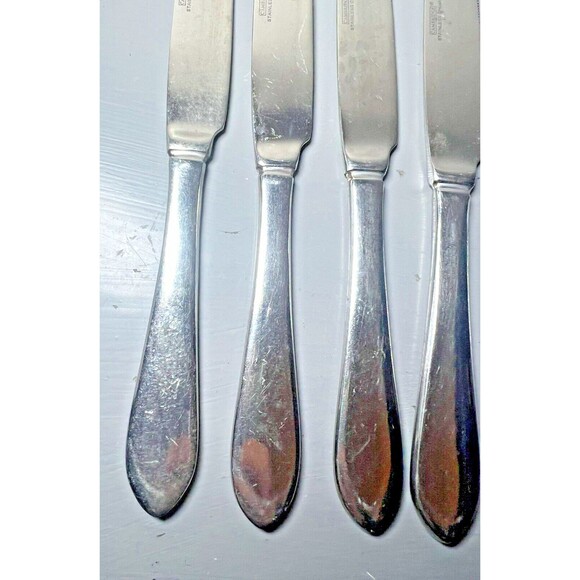Cambridge Stainless Steel China Flatware Lot of 6 Butter‎ Cutters Heavy - Picture 5 of 16